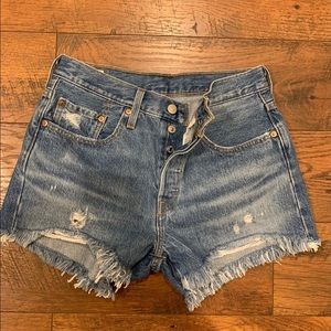 Levi’s 501 shorts Athens blue